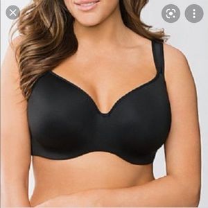 Cacique Smooth Balconette Black Bra 36DDD